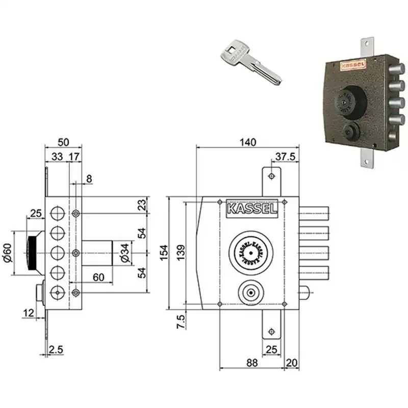 SERR.KASSEL CP TRIPL 4+S E60 2352 Fabrieksprijs