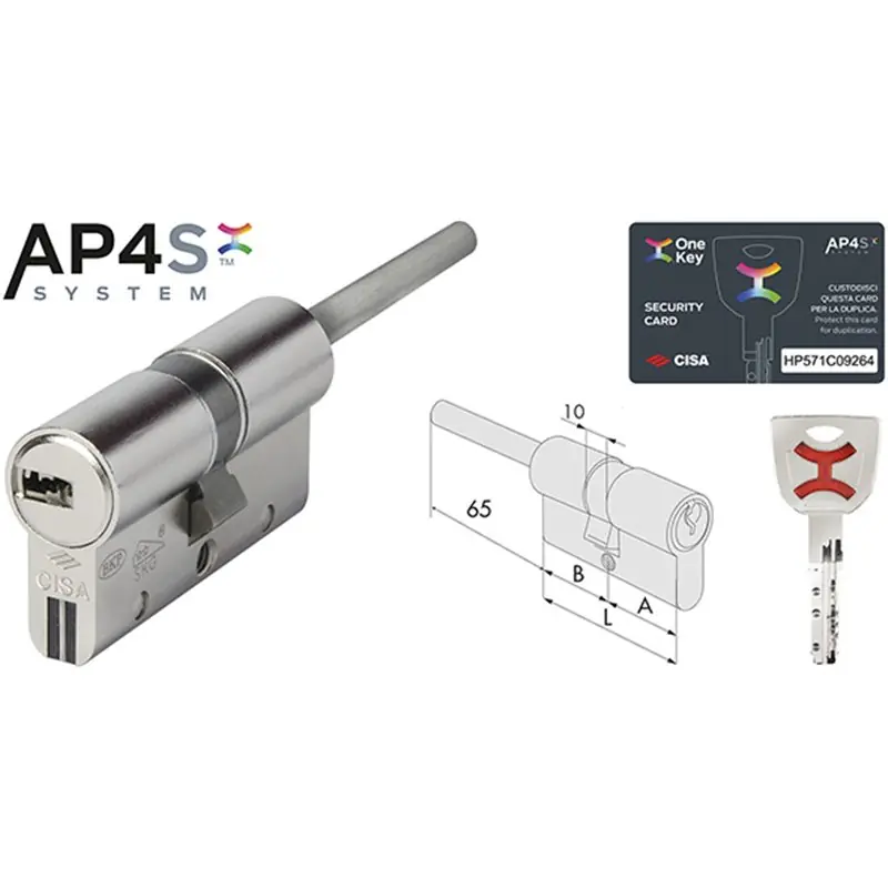 CILINDRI CISA AP4S 30/30PO 0P3S7.07 Shop Nu