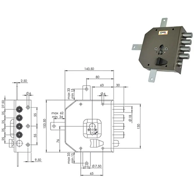 Gereduceerde Prijs SERR.MOIA CI QUINT 4+S G456SXB *M