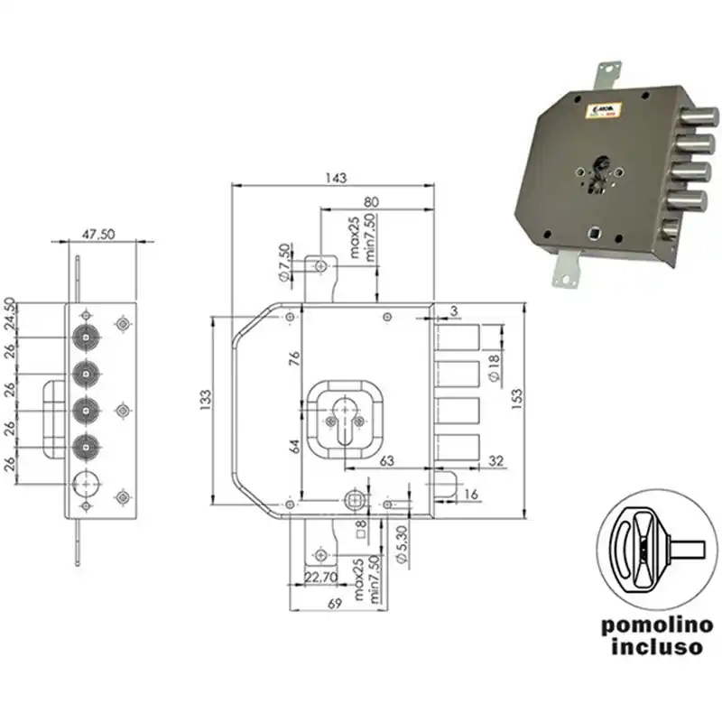 SERR.MOIA CI TRIPL 4+S A454SXB *A Flitsaanbieding