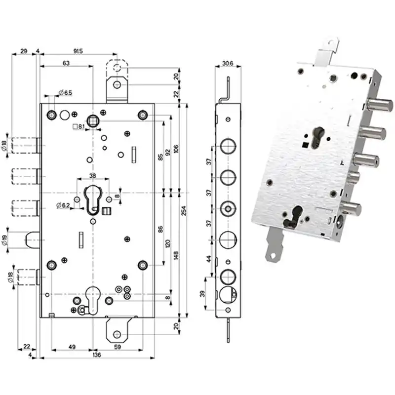 Gecertificeerd SERR.MOTT CI2 3S1 E63 R 82595W700Q