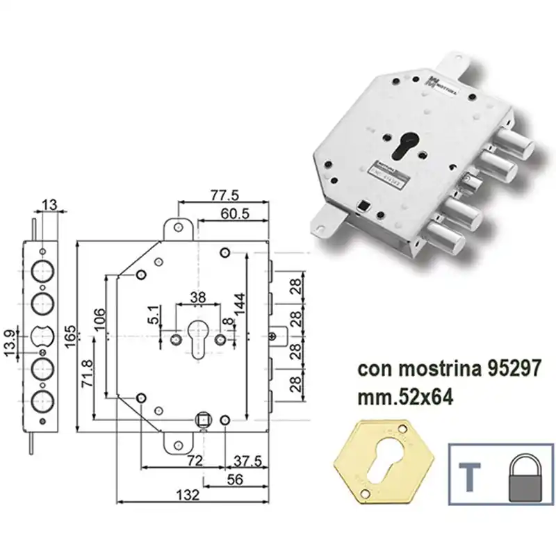 SERR.MOTT CI 2S2 E60,5 89C855 S TM Superprijs
