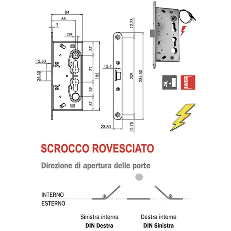 Beperkt Aanbod SERR.ISEO ANTIP.ELET.214 DIN DX ROV
