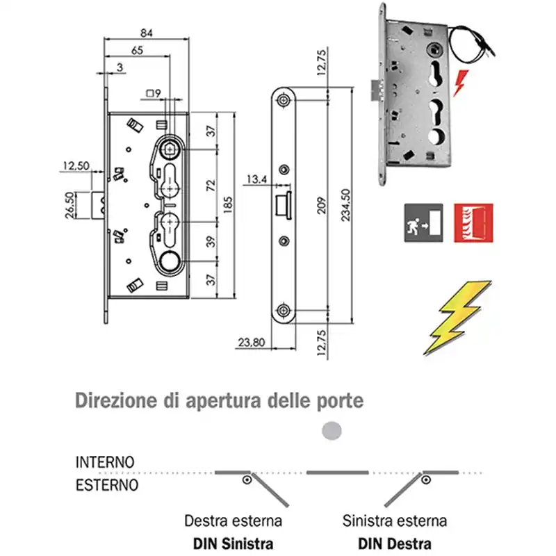 Koopje SERR.ISEO ANTIP.ELET.214 DIN DX