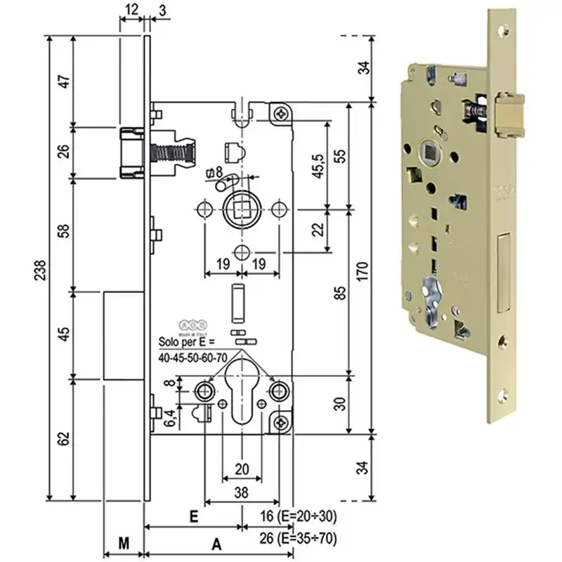 Laatste Versie SERR.AGB C.SAG BQUADRO BR 852.50.22