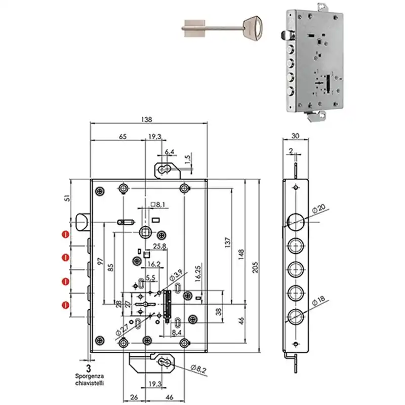 SERR.MULTLOCK MATRIX DM *C* I28 Alleen Vandaag