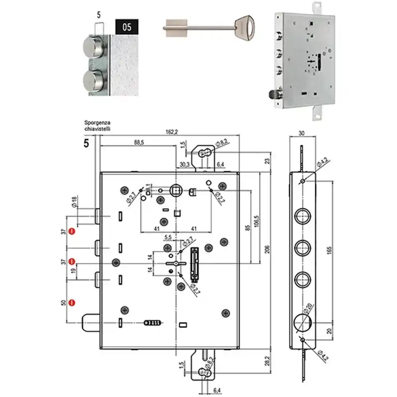 Betaalbaar SERR.MULTLOCK MATRIX DM *G* I37