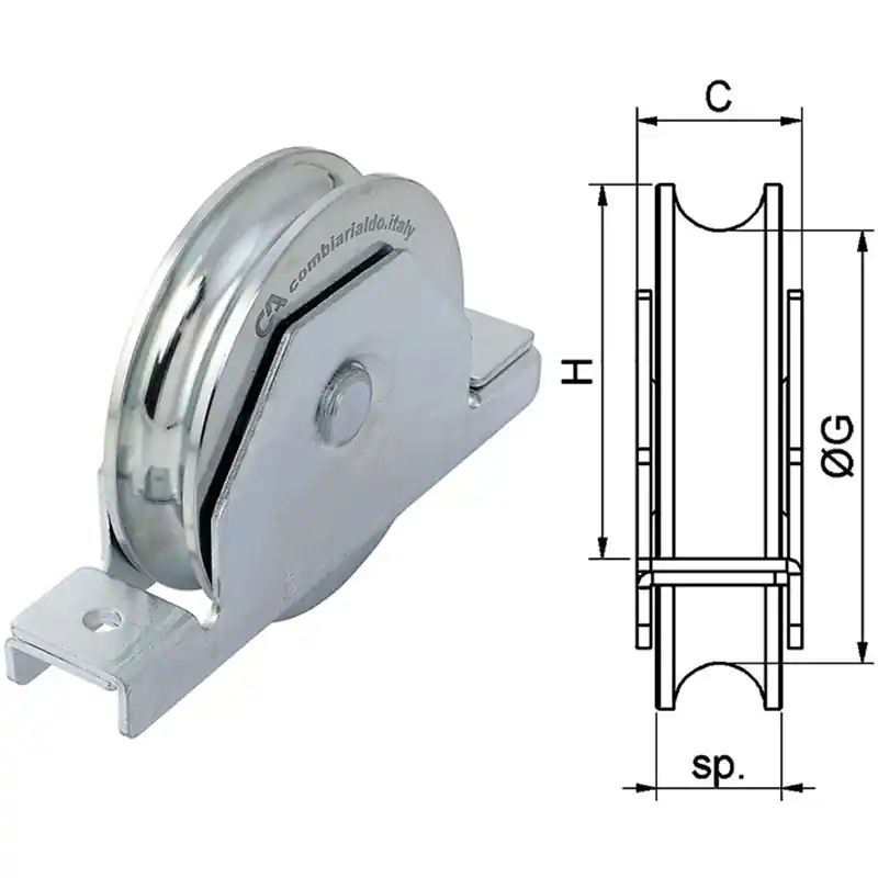 Aanbieding RUOTE COMBI 430 *U* 2-CUSC. D140/20, Ferramenta Utensili On Line