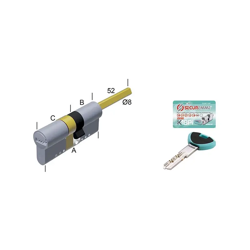 Weekendaanbieding CILINDRI SECUREMME K18 *Q*3131 POM, Ferramenta Utensili On Line