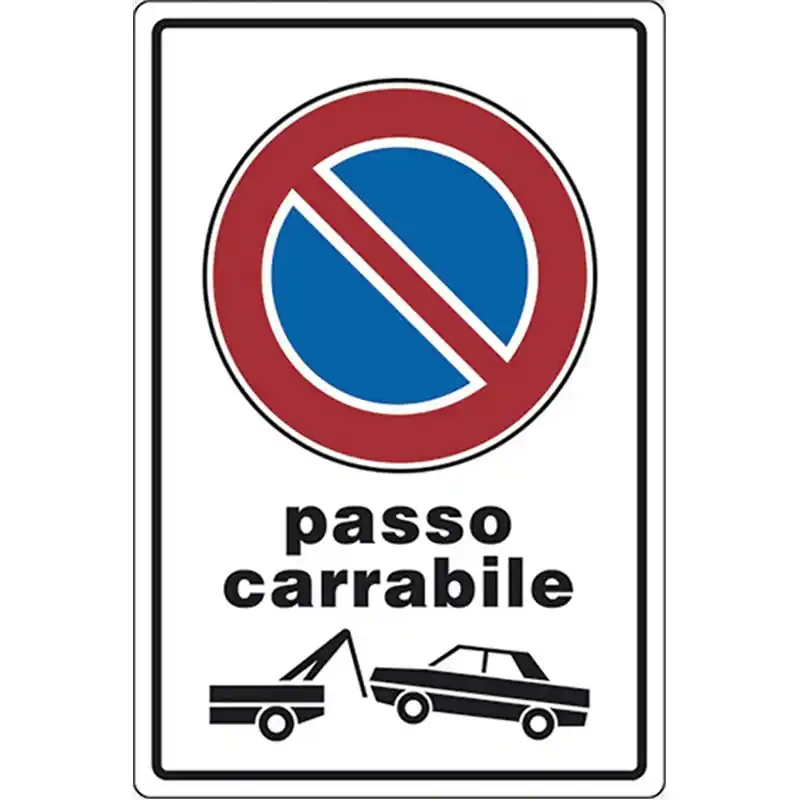 Actieprijs CARTELLI ALL.PASSO CARRABILE 45X30