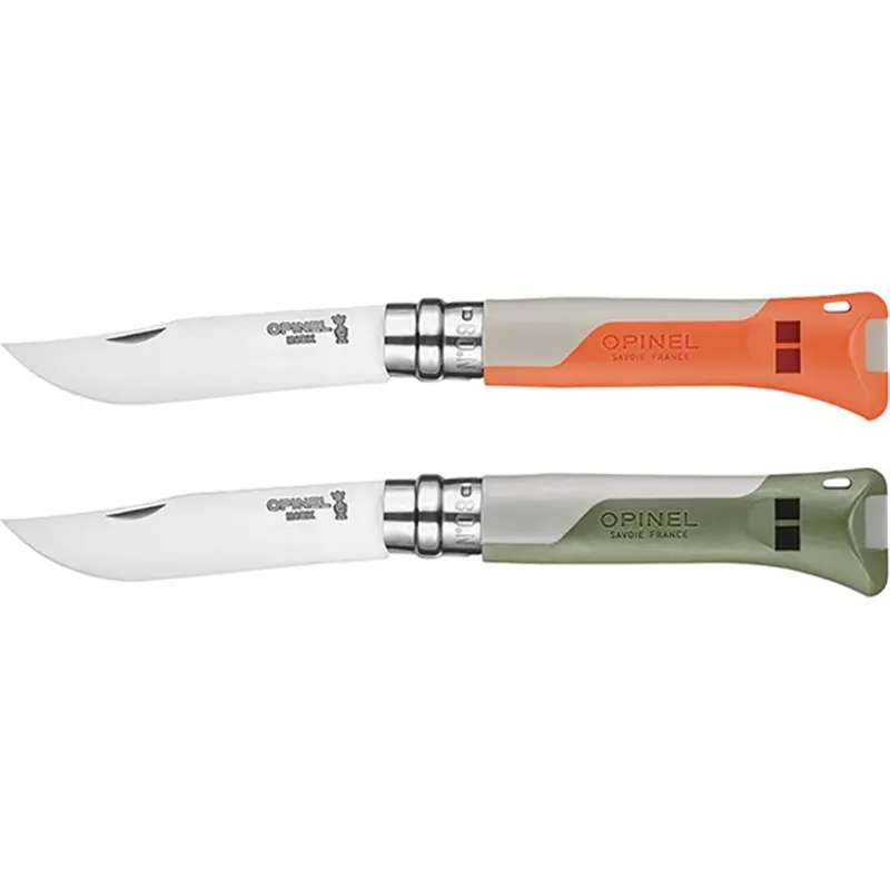 Tijdelijk Beschikbaar Coltello Opinel Horizon N°8 – Outdoor Mare & Montagna Colore ARANCIO
