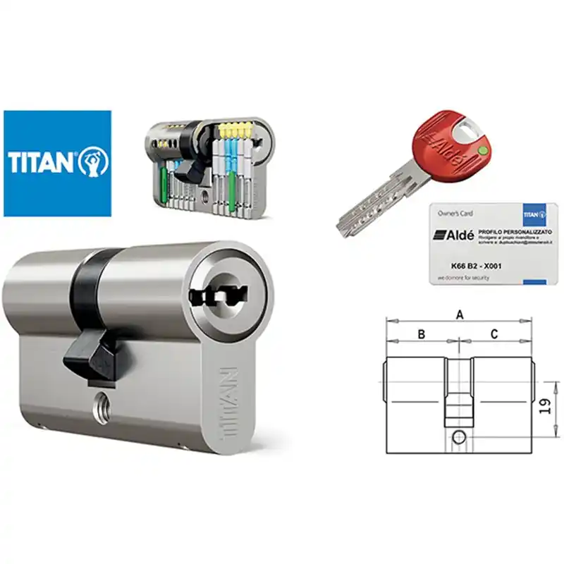Weekendaanbieding CILINDRI TITAN 5+1FR *K66*41-46 C/C