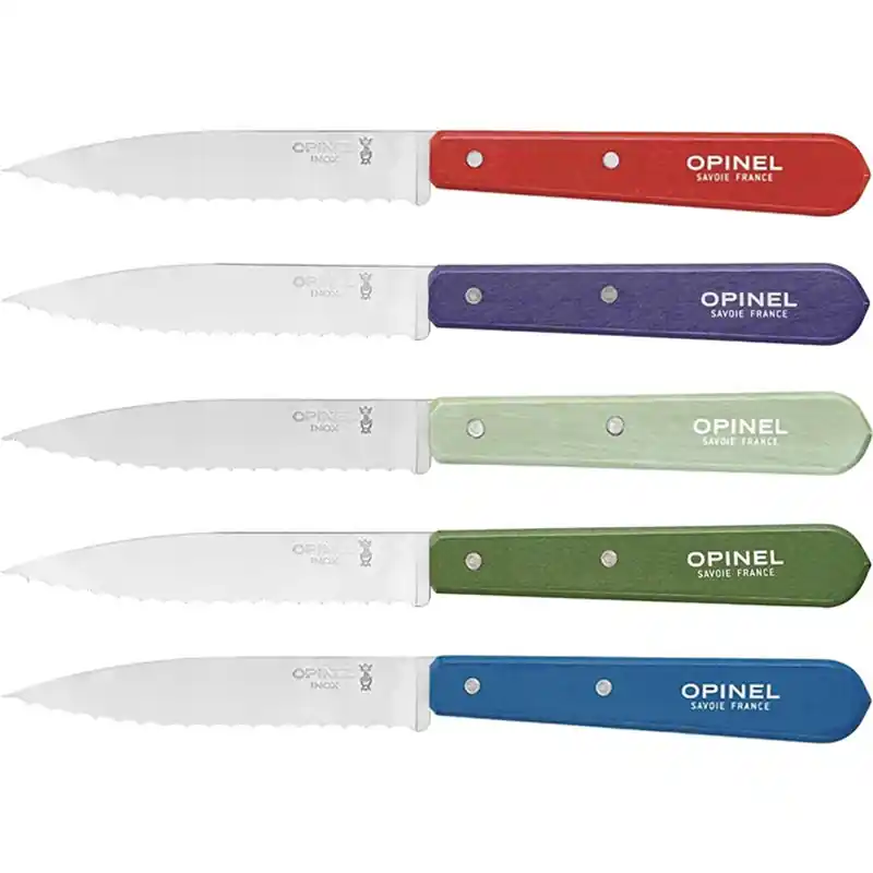 Bestseller Coltelli Opinel Seghettati Art.113 – Legno Colorato Colore BLU