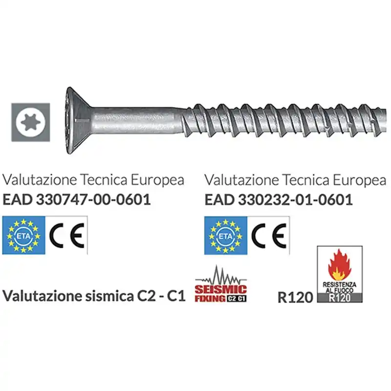 VITI CALCEST.TECFI HXE03 TSP 10X120 Direct Verzonden