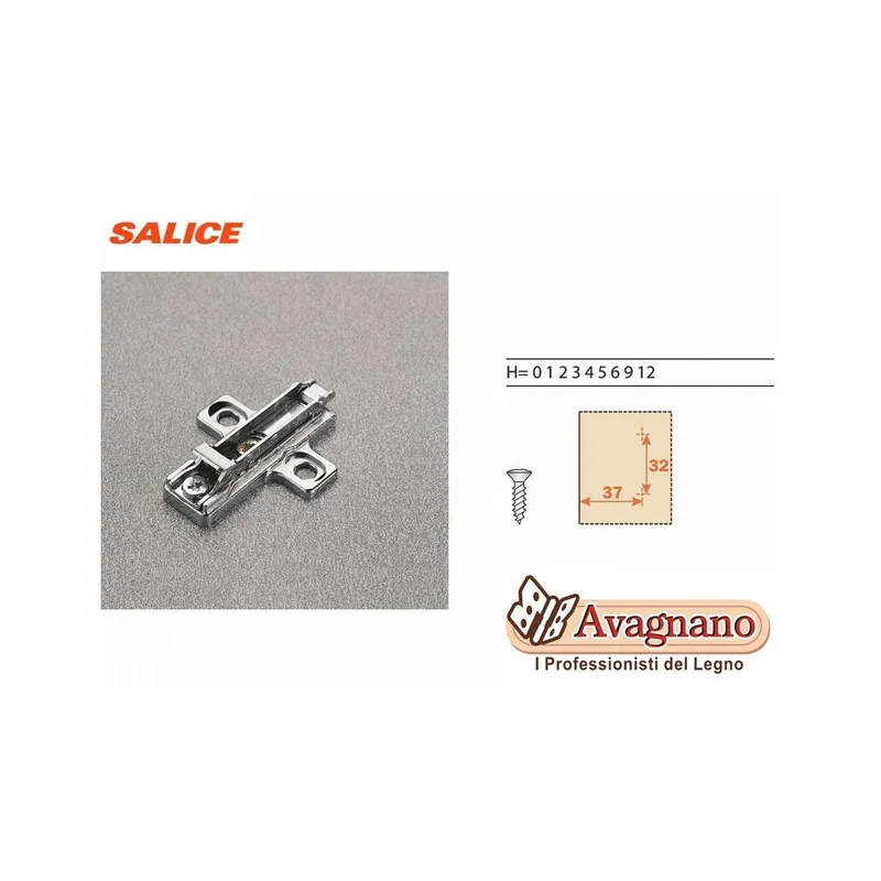 BASETTA SALICE REG H 00 CLIPS Tijdelijk Beschikbaar