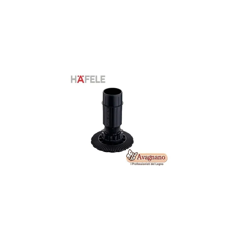 TUBO CON SCIVOLO D‘AVVITARE, SISTEMA PER ZOCCOLI HAFELE AXILO 78 H150 MM Laatste Versie
