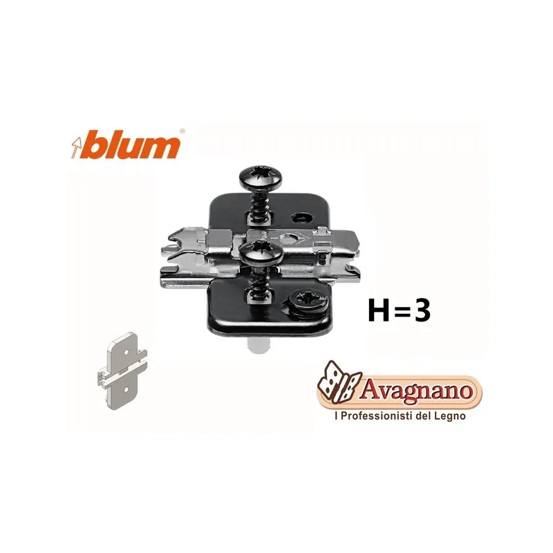 CLIP piastr. di premont., a croce, 3 mm, Acciaio, INSERTA, RA eccentrico Superprijs