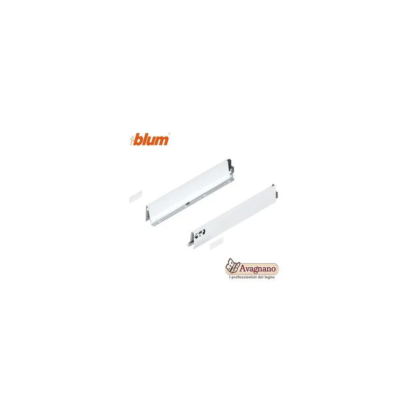 Beperkt Aanbod BLUM TANDEMBOX ANTARO SPONDA BIANCA ALTEZZA M (83 mm), 500mm