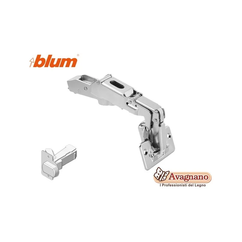 BLUM CLIP top cern. a gr. ang. di apert. 170 gradi, Battuta con sormonto, fondello Da avvitare Nieuw