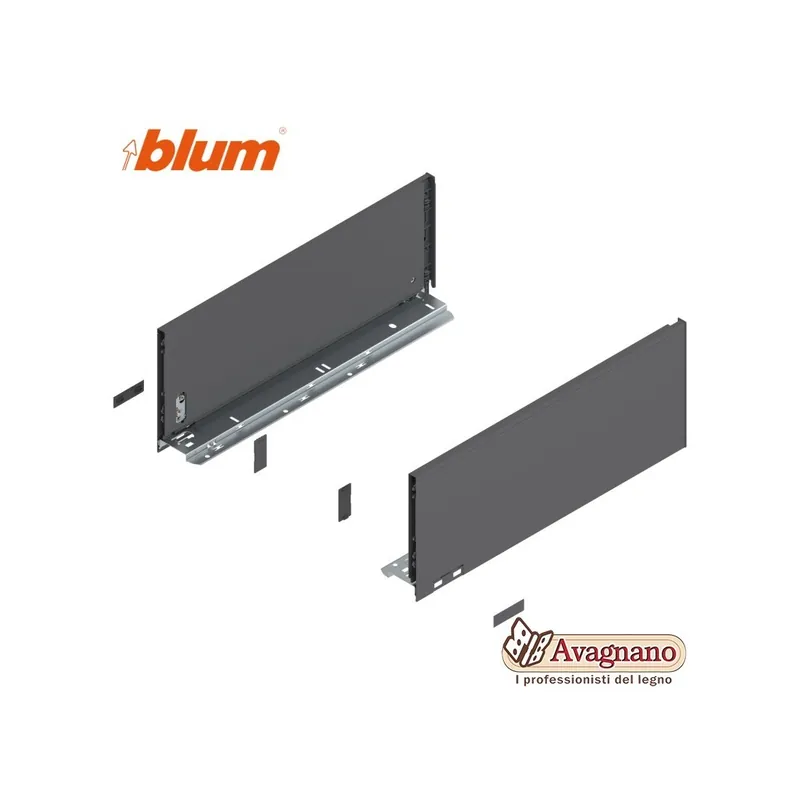 BLUM LEGRABOX SPONDINE GRIGIO ORIONE ALTEZZA C (177 mm), 450 mm Bestseller