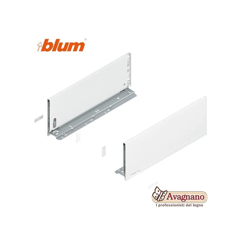 BLUM LEGRABOX SPONDINE BIANCO OPACO ALTEZZA C (177 mm), 500 mm Nu Kopen