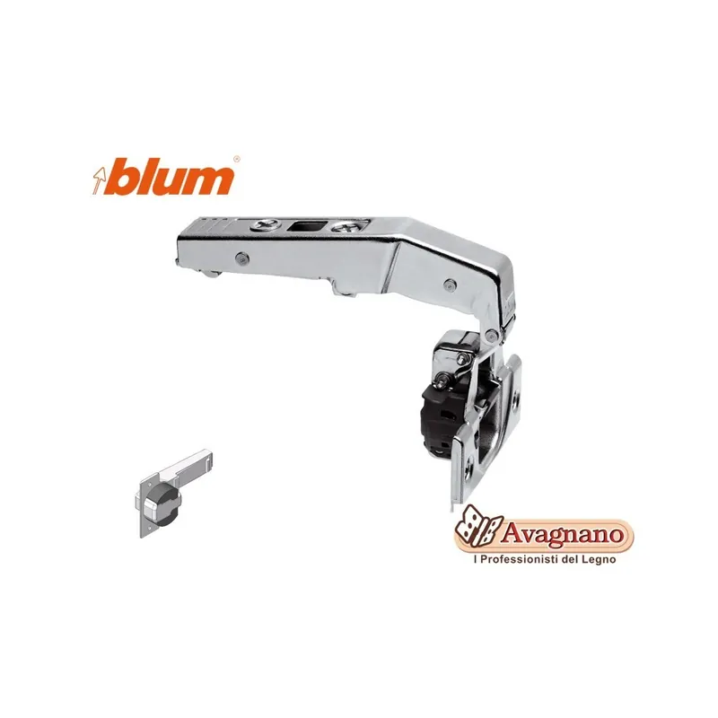 Merkproduct BLUM CLIP top BLUMOTION cern. per mobili a colonna 95°, a filo, fondello Da avvitare