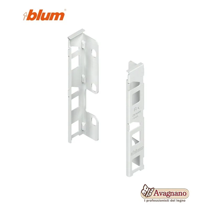 Gereduceerde Prijs BLUM LEGRABOX SUPPORTO SCHIENALE ALTEZZA K (144mm) BIANCO
