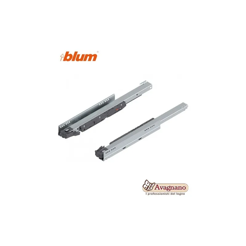 BLUM LEGRABOX GUIDE FIANCO ESTRAZIONE TOTALE 750.3501S mm 350 KG.40 Bestel Nu