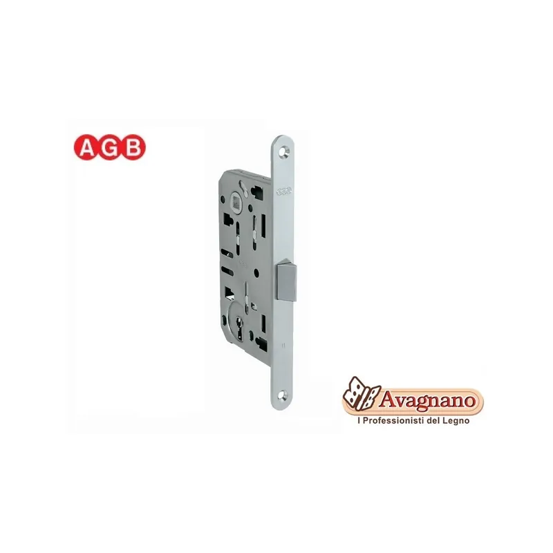 Serratura AGB MEDIANA EVOLUTION E.50 NICHELATA Direct Beschikbaar