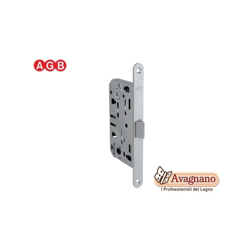 Betaalbaar Serratura AGB MEDIANA PORTE WC E.50 CROMO SATINATO