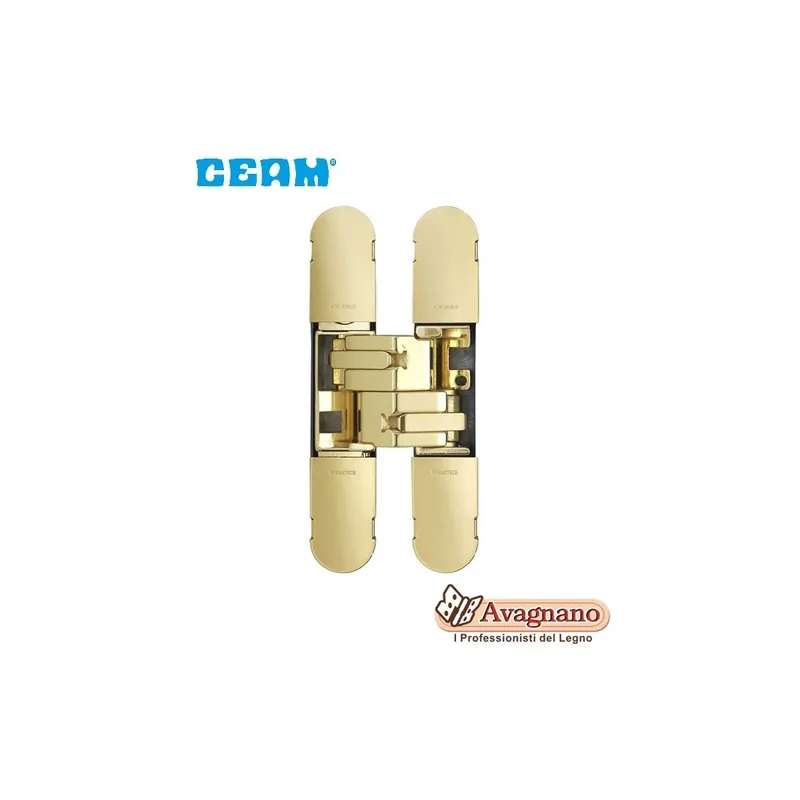 CERNIERA A SCOMPARSA PER PORTE CEAM 1130 3D OTTONE Beste Prijs