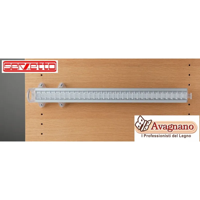 PORTACRAVATTE SERVETTO ALLUMINIO/TRASPARENTE Lage Prijs