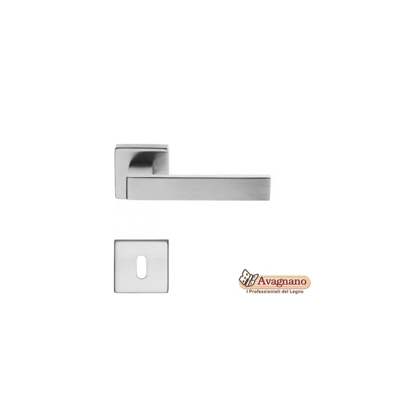 Gratis Retour MANIGLIA QUADRA ICE ZAMA CROMO SATINATO - FIMET