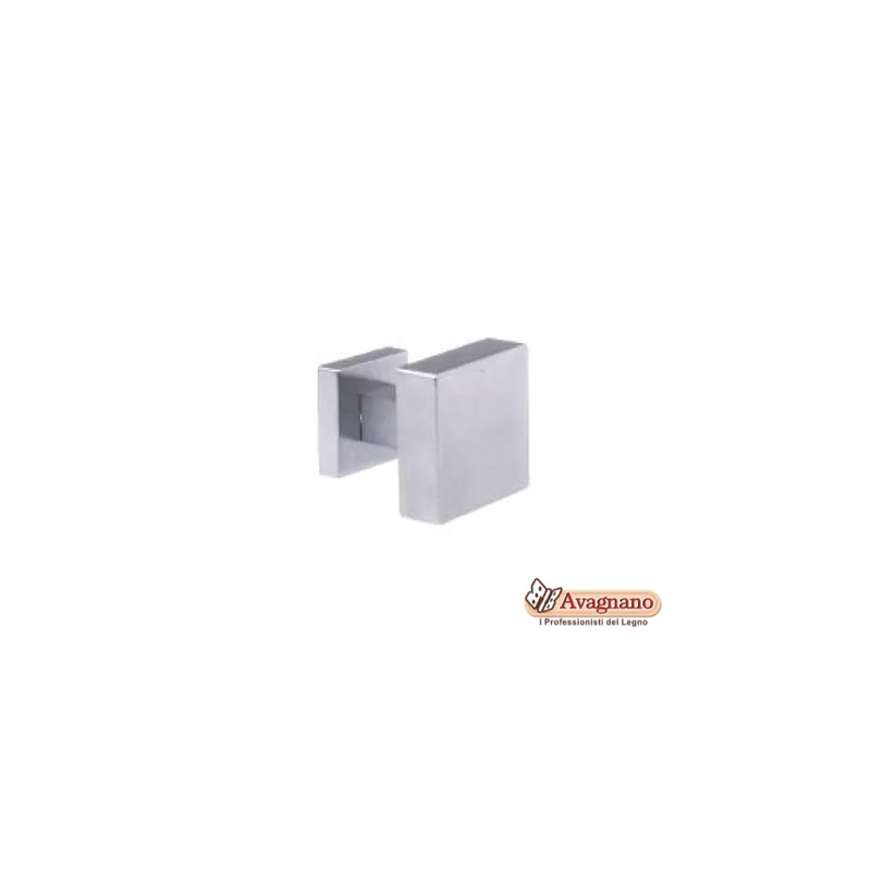 POMOLO CUBO FISSO CROMO SATINATO - MARIVA Express Levering