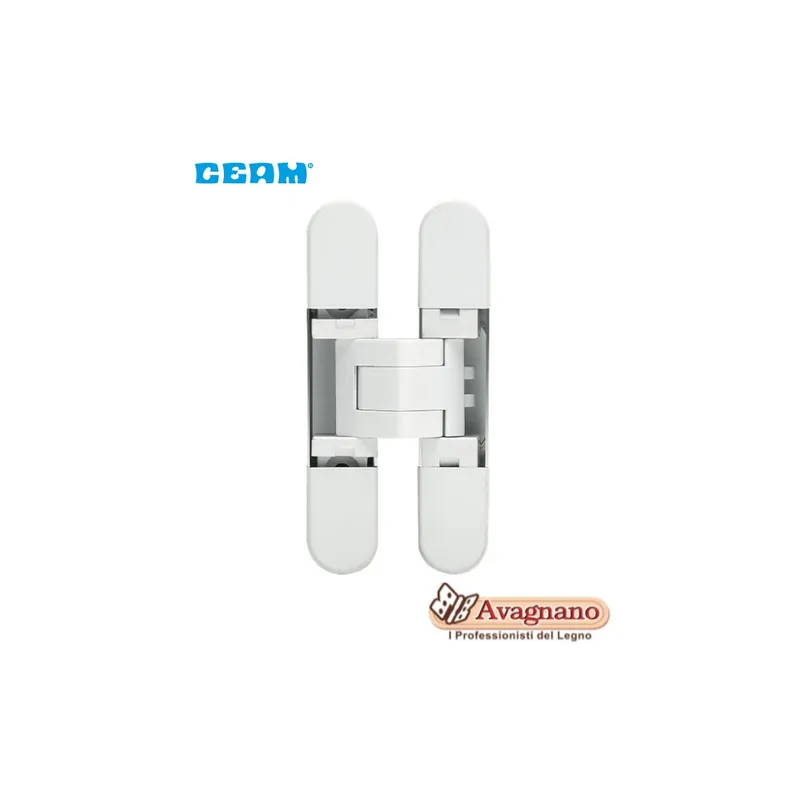 CERNIERA A SCOMPARSA PER PORTE CEAM 1430 3D BIANCO OPACO Snelle Levering