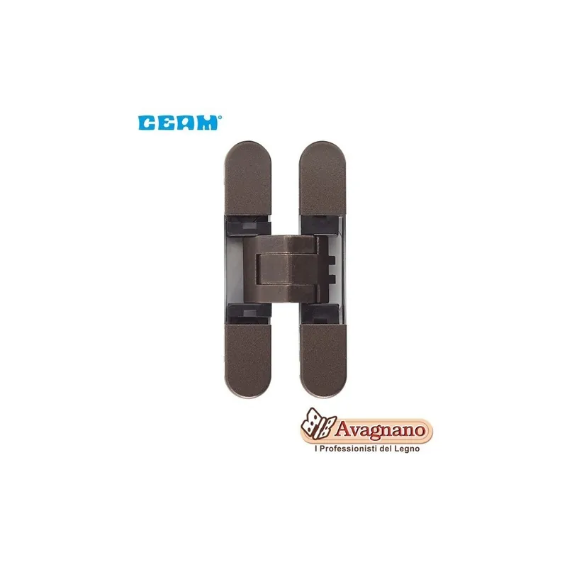 CERNIERA A SCOMPARSA PER MOBILI CEAM 929 REGOLAZIONE 3D BRONZO Seizoensaanbieding