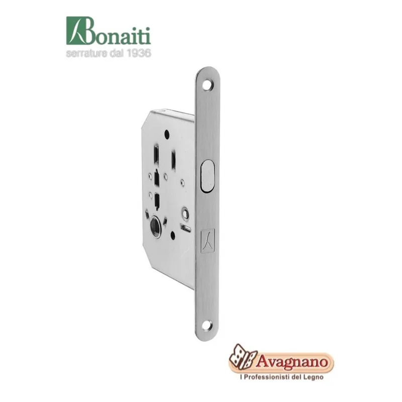 SERRATURA A GANCIO CON QUADRO PER PORTE SCORREVOLI E.50 CROMO LUCIDO - BONAITI Superprijs