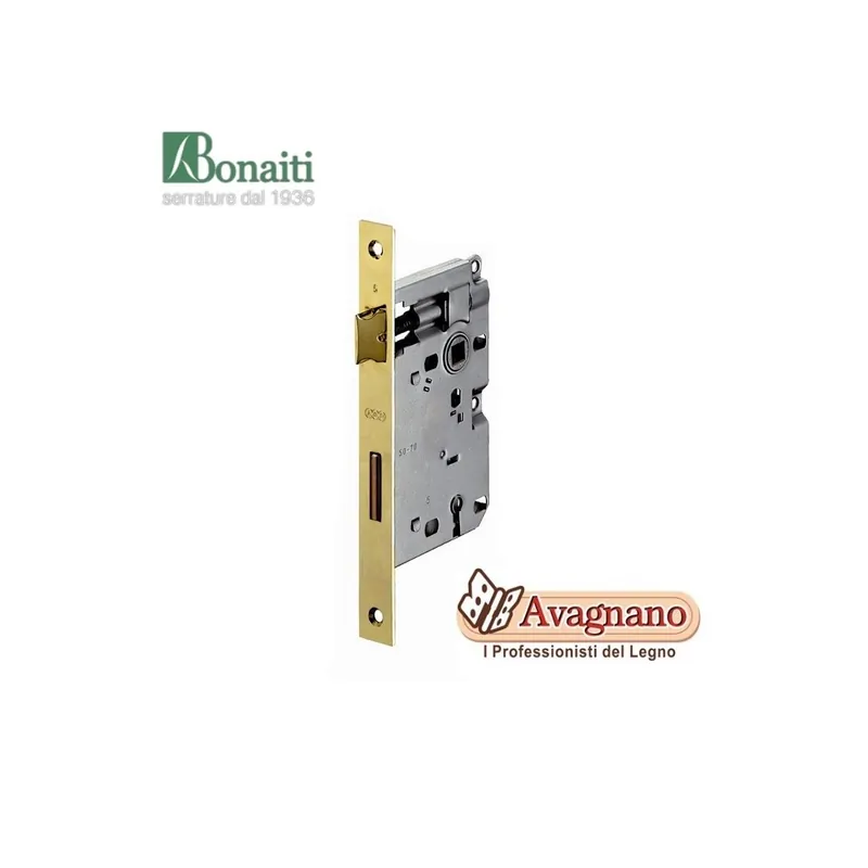 SERRATURA PATENT E.50 BQ OTTONE LUCIDO - BONAITI Laatste Kans