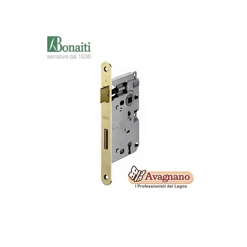 Op = Op SERRATURA PATENT E.50 BT OTTONE LUCIDO - BONAITI