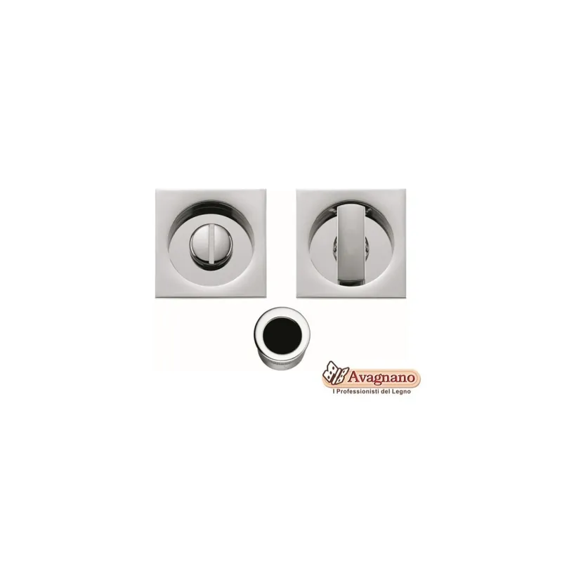 KIT MANIGLIA INCASSO PORTE SCORREVOLI QUADRO ID311BZG CROMAT - COLOMBO DESIGN Beste Prijs