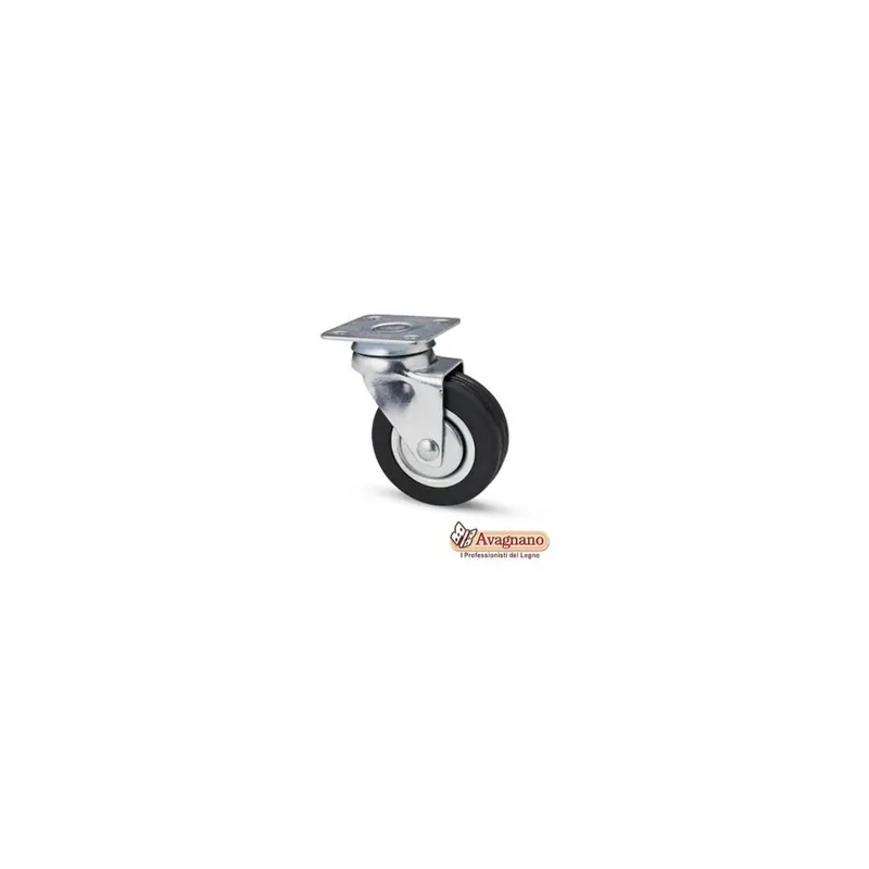 RUOTA CON SUPPORTO A PIASTRA GIREVOLE D.50, 601NGD50 - ROCARR Lage Prijs
