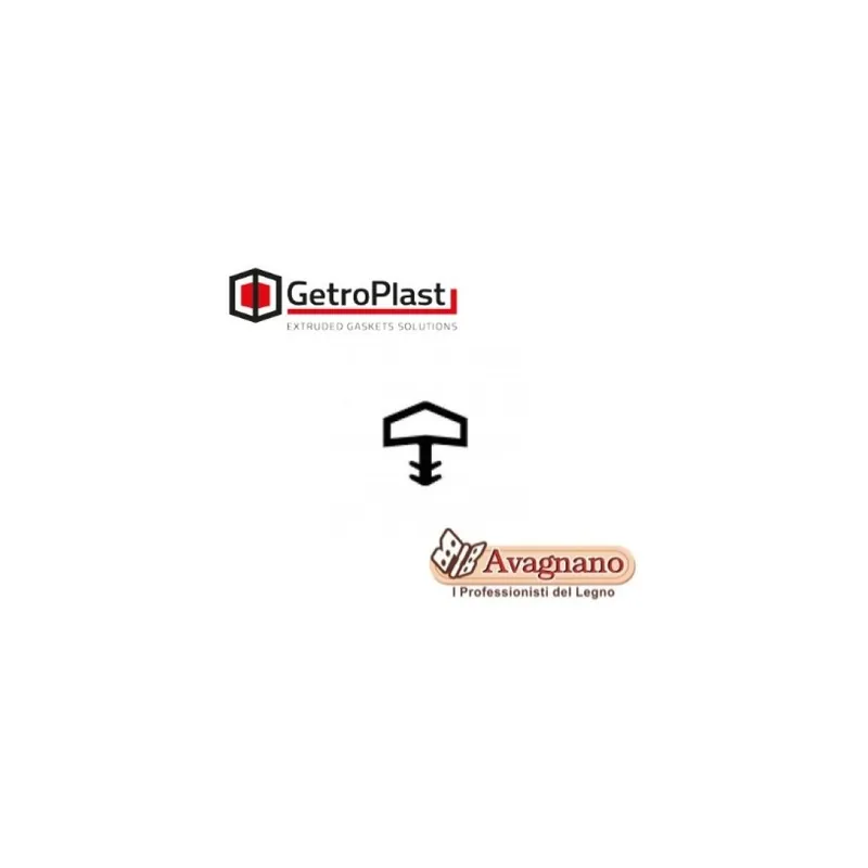 ROTOLO GUARNIZIONE SL152 PER PORTA BATTENTE BIANCO 19 M - GETROPLAST Betaalbaar