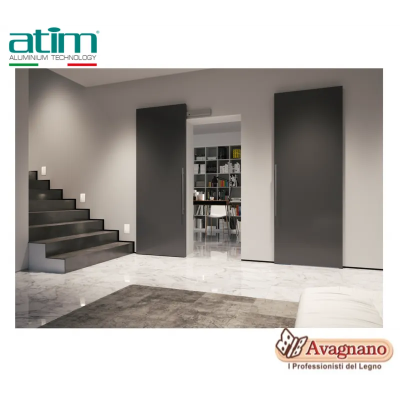 SISTEMA DI SCORRIMENTO INVISIBILE GHOST A PARETE - ATIM Superprijs