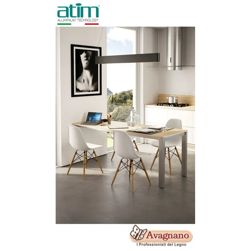 VOILA‘ CHAIR REVERSE PIANO ESTRAIBILE CON GAMBE - ATIM Alleen Vandaag