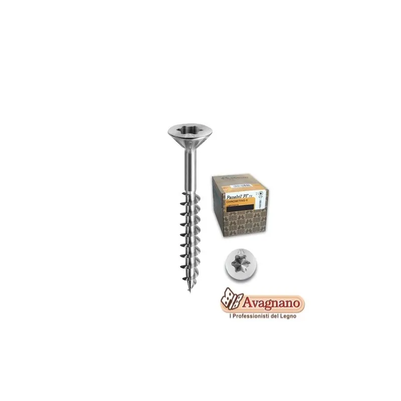 VITI PANELVIT PER LEGNO E TRUCIOLARE ZINCATA BIANCA TSP PF TX - MUSTAD Gecertificeerd