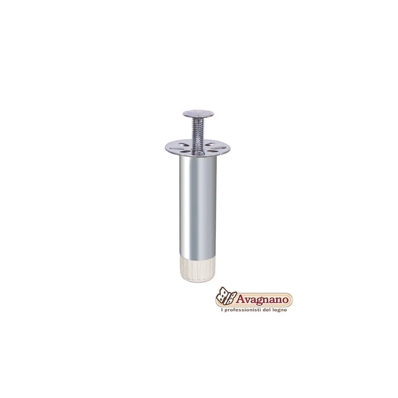 PIEDE IN FERRO ZINCATO REGOLABILE H 120 mm (4 PEZZI) - MANART Exclusieve Aanbieding