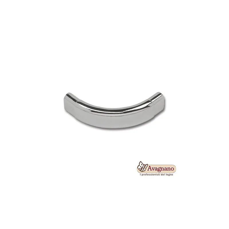 CURVA A 90° PER TUBO OVALE NICHELATO 30x15 mm - MANART Bestel Nu