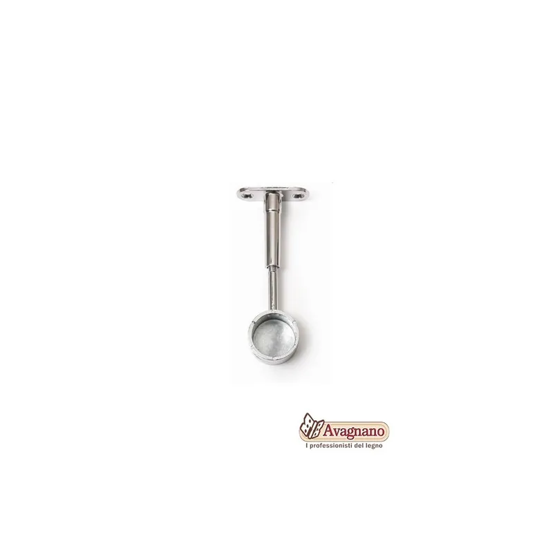 REGGITUBO CHIUSO PER TUBO TONDO CENTRALE NICHELATO D.18 mm - MANART Superprijs