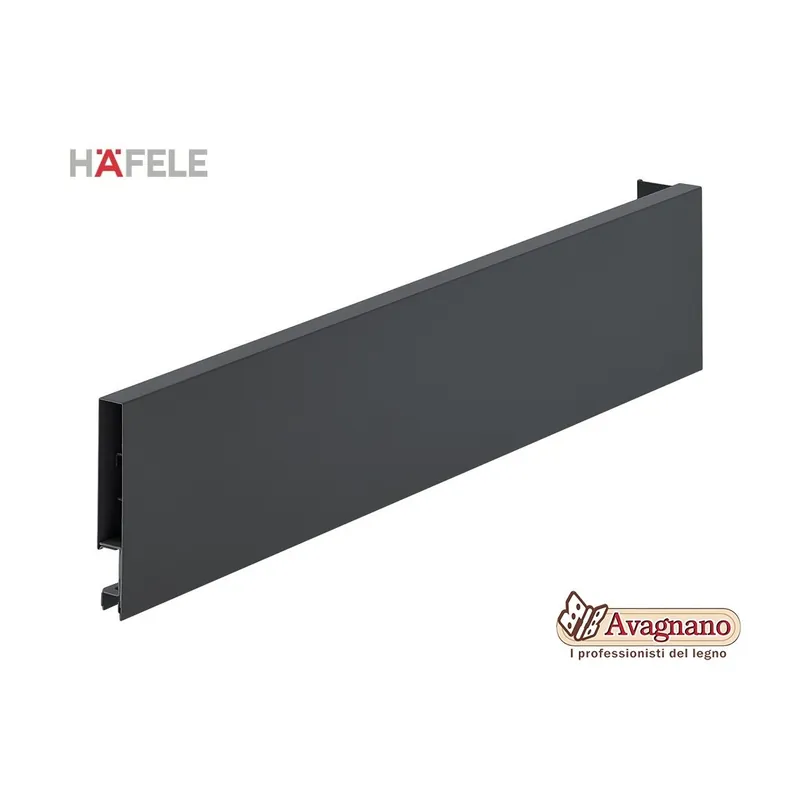Korting COPPIA DI SPONDA PER CASSETTO H 89 MM MATRIXBOX A30 GRIGIO ANTRACITE - HAFELE