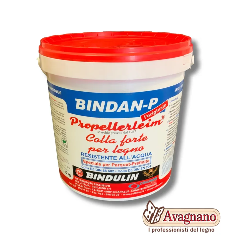 COLLA VINILICA B3/D3 RESISTENTE ALL‘ACQUA BINDAN-P 10 KG Merkproduct